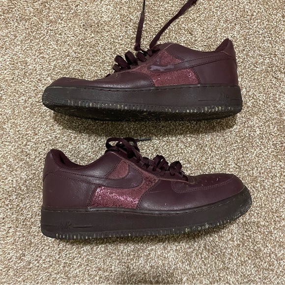 Nike Air Force One Dark Maroon size 9.5 - Picture 1 of 8